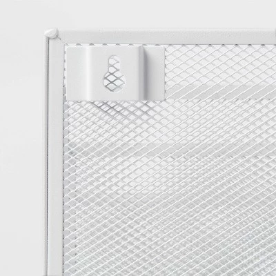 Mesh Hanging File Sorter with Keyholes White - Brightroom™ 4 Mesh Hanging File Sorter with Keyholes White - Brightroom™ - Image 2