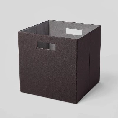 13" x 13" Fabric Bin - Brightroom™ Taupe 5 13" x 13" Fabric Bin - Brightroom™ Taupe - Image 3