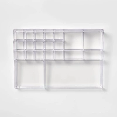 Bathroom Plastic Extra Large Cosmetic Organizer Clear - Brightroom™ 4 Bathroom Plastic Extra Large Cosmetic Organizer Clear - Brightroom™ - Image 2