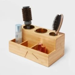12" x 7" x 6" Bamboo Hair Tools Organizer with 5pc Magnets - Brightroom™ 7 12" x 7" x 6" Bamboo Hair Tools Organizer with 5pc Magnets - Brightroom™ -Brightroom shop GUEST 037fa776 5869 4dee 8186 ef33ca2baf73