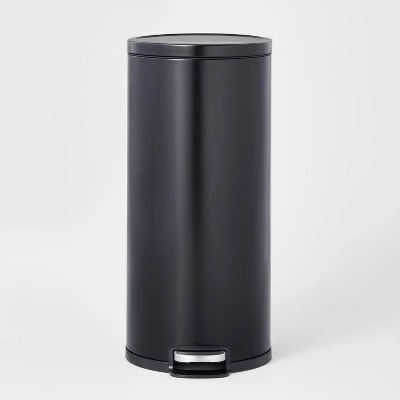 30L Round Step Trash Can - Brightroom™ Silver 7 30L Round Step Trash Can - Brightroom™ Silver - Image 5