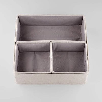 Set of 4 Collapsible Fabric Drawer Organizers - Brightroom™ 4 Set of 4 Collapsible Fabric Drawer Organizers - Brightroom™ - Image 2