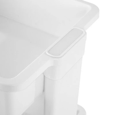 3 Tier Utility Cart White - Brightroom™ 7 3 Tier Utility Cart White - Brightroom™ - Image 5