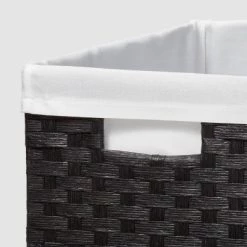 16" x 9" x 6" Lined Woven Media Bin Black - Brightroom™ 6 16" x 9" x 6" Lined Woven Media Bin Black - Brightroom™ -Brightroom shop GUEST 0794ba13 e29a 4867 bcce 393d9e5670b4
