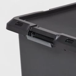 12gal Medium Latching Storage Tote Black - Brightroom™ 5 12gal Medium Latching Storage Tote Black - Brightroom™ -Brightroom shop GUEST 08719238 a1e7 44d6 85bd 8dc16122125b