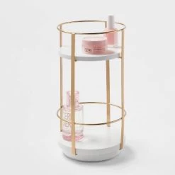 10" x 5.7" Round Metal Countertop Turntable Brass - Brightroom™ 7 10" x 5.7" Round Metal Countertop Turntable Brass - Brightroom™ -Brightroom shop GUEST 0f7b8890 6df4 4606 9fa9 246d6098805b