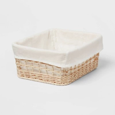 Tapered Woven Basket with Liner - Brightroom™ 6 Tapered Woven Basket with Liner - Brightroom™ - Image 4
