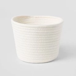 Decorative Coiled Rope Basket - Brightroom™ White 15 Decorative Coiled Rope Basket - Brightroom™ White -Brightroom shop GUEST 0fc007dc 410a 4bc4 8f73 ce630fea2476