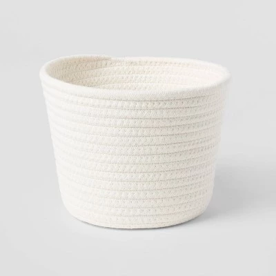 Decorative Coiled Rope Basket - Brightroom™ White 9 Decorative Coiled Rope Basket - Brightroom™ White - Image 7