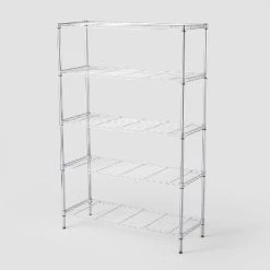 5 Tier Wide Wire Shelving - Brightroom™ Chrome 9 5 Tier Wide Wire Shelving - Brightroom™ Chrome -Brightroom shop GUEST 0fe07d0a 6ff8 42f4 9330 583e85ce96cb