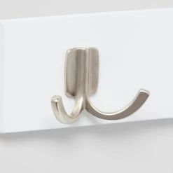 Modern Octopus 4 Hooks Rail Nickel/White - Brightroom™ 5 Modern Octopus 4 Hooks Rail Nickel/White - Brightroom™ -Brightroom shop GUEST 12c4ee14 8f5e 4899 8543 6a758924d6ab