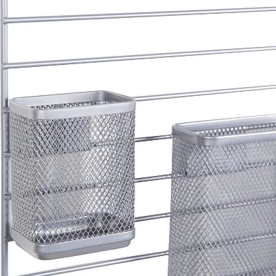 Mesh Additional Wall Organization Tools Silver - Brightroom™ 4 Mesh Additional Wall Organization Tools Silver - Brightroom™ - Image 2