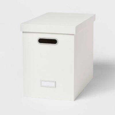 Canvas Hanging File Organizer with Lid - Brightroom™ Black 7 Canvas Hanging File Organizer with Lid - Brightroom™ Black - Image 5