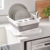 Plastic Collapsible Dish Rack with Drip Tray White - Brightroom™ 1 Plastic Collapsible Dish Rack with Drip Tray White - Brightroom™ -Brightroom shop GUEST 1cddbebd 6d9c 45a7 8661 f3f03c839daa