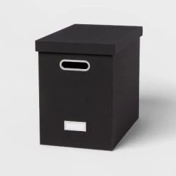 Canvas Hanging File Organizer with Lid - Brightroom™ Black 10 Canvas Hanging File Organizer with Lid - Brightroom™ Black -Brightroom shop GUEST 1d10b2c8 fa72 4eb5 95a2 73a96e85842a