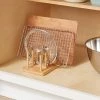 Wood 4 Slot Cutting Board Pan Lid Organizer Yellow - Brightroom™ 2 Wood 4 Slot Cutting Board Pan Lid Organizer Yellow - Brightroom™ -Brightroom shop GUEST 20780955 c019 40e8 b79b 2ddfb2406400