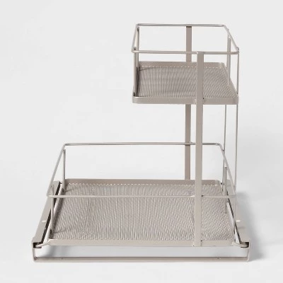 2 Tier Slide Out Under Vanity - Brightroom™ Matte Black 5 2 Tier Slide Out Under Vanity - Brightroom™ Matte Black - Image 3