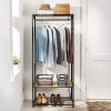 Two Shelf Wardrobe Black Metal with Natural Wood - Brightroom™ 1 Two Shelf Wardrobe Black Metal with Natural Wood - Brightroom™ -Brightroom shop GUEST 28e3e938 c2d2 4f47 9d84 5f678a1c3e75