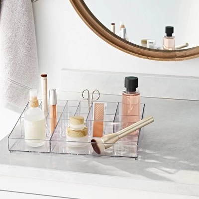 Bathroom Plastic Extra Large Cosmetic Organizer Clear - Brightroom™ 3 Bathroom Plastic Extra Large Cosmetic Organizer Clear - Brightroom™