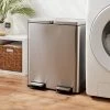 60L Stainless Steel Step Trash and Recycle Can - Brightroom™ 2 60L Stainless Steel Step Trash and Recycle Can - Brightroom™ -Brightroom shop GUEST 30128205 1454 4957 900a b3a6ece06c4f