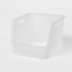 Wave Open Front Bin - Brightroom™ White 9 Wave Open Front Bin - Brightroom™ White -Brightroom shop GUEST 37a16efe 9129 429b 9348 b7894b076100