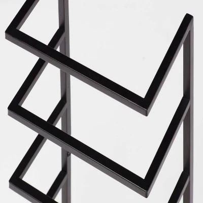 Towel Wall Storage Cabinet Black Metal - Brightroom™ 4 Towel Wall Storage Cabinet Black Metal - Brightroom™ - Image 2