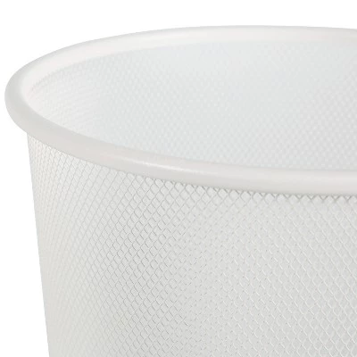 Mesh Waste Basket White - Brightroom™ 4 Mesh Waste Basket White - Brightroom™ - Image 2