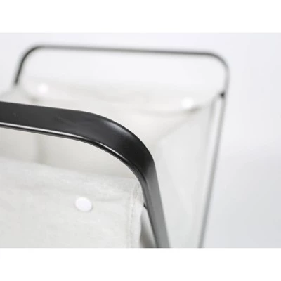 Folding X-Frame Hamper Matte Black - Brightroom™ 9 Folding X-Frame Hamper Matte Black - Brightroom™ - Image 7