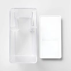 8"W X 4"D X 11.5"H Plastic Food Storage Container With Snap Lid Clear - Brightroom™ 7 8"W X 4"D X 11.5"H Plastic Food Storage Container With Snap Lid Clear - Brightroom™ -Brightroom shop GUEST 4267e15e 48fc 42c5 8d1a 484ed813e853