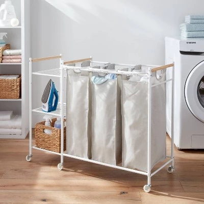 Triple Sorter with Shelves - Brightroom™ 3 Triple Sorter with Shelves - Brightroom™