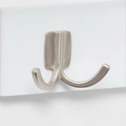 Modern Octopus 5 Hooks Rail Nickel/White - Brightroom™ 5 Modern Octopus 5 Hooks Rail Nickel/White - Brightroom™ -Brightroom shop GUEST 49e746f4 b435 4c5a b7b0 5c158e998b6a