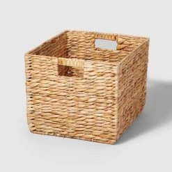 Woven Water Hyacinth Milk Crate - Brightroom™ 10 Woven Water Hyacinth Milk Crate - Brightroom™ -Brightroom shop GUEST 5108b3bd 325d 4bd3 beb8 f48ab7a835d7