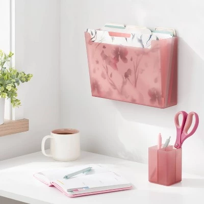 Hanging File Sorter Powder Rose - Brightroom™ 3 Hanging File Sorter Powder Rose - Brightroom™