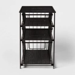 3 Tier Drawer Organizer - Brightroom™ Matte Black 10 3 Tier Drawer Organizer - Brightroom™ Matte Black -Brightroom shop GUEST 5138c956 68d8 4db6 b287 a82ae8253532