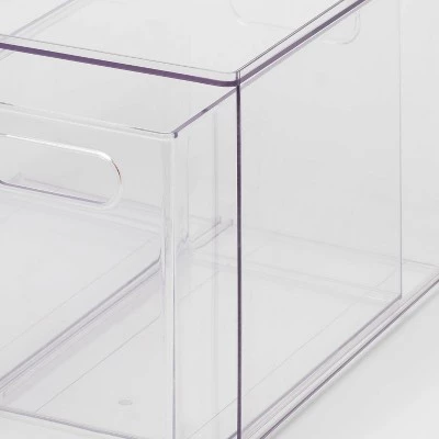 All Purpose 2 Drawer Storage Clear - Brightroom™ 3 All Purpose 2 Drawer Storage Clear - Brightroom™ - Image 2