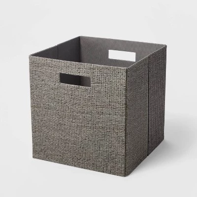 13" x 13" Fabric Bin - Brightroom™ Taupe 19 13" x 13" Fabric Bin - Brightroom™ Taupe - Image 17