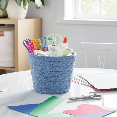 Decorative Coiled Rope Basket - Brightroom™ White 3 Decorative Coiled Rope Basket - Brightroom™ White