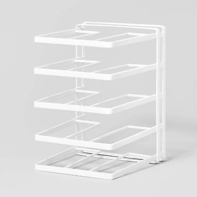 Wire Storage Pan Organizer White - Brightroom™ 5 Wire Storage Pan Organizer White - Brightroom™ - Image 3