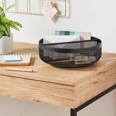 11" Metal Mesh Turn Table Black - Brightroom™ 3 11" Metal Mesh Turn Table Black - Brightroom™