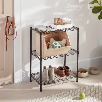 3 Tier Wire Shelving - Brightroom™ Chrome 5 3 Tier Wire Shelving - Brightroom™ Chrome - Image 3