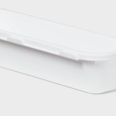 8pc Plastic Drawer Organizer Set White - Brightroom™ 4 8pc Plastic Drawer Organizer Set White - Brightroom™ - Image 2