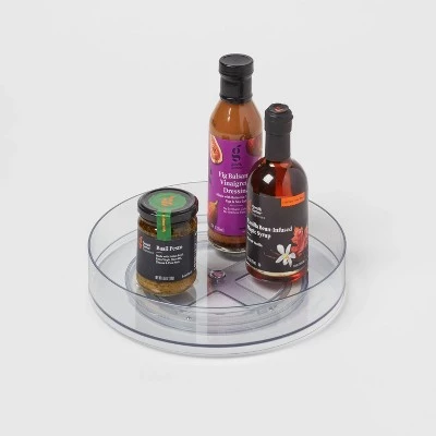 11" Low Plastic Lazy Susan Turn Table Clear - Brightroom™ 4 11" Low Plastic Lazy Susan Turn Table Clear - Brightroom™ - Image 2