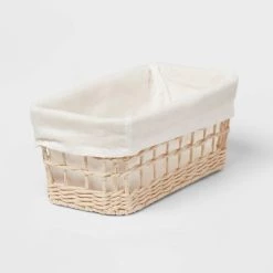 Tapered Woven Basket with Liner - Brightroom™ 8 Tapered Woven Basket with Liner - Brightroom™ -Brightroom shop GUEST 70e0a027 555f 4b93 8ec7 dfe36078892c