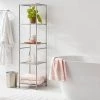 Tall Bath Storage Tower Brushed Nickel Metal - Brightroom™ 2 Tall Bath Storage Tower Brushed Nickel Metal - Brightroom™ -Brightroom shop GUEST 7123969a d33c 4f84 9e8c b8a62c10f3c9