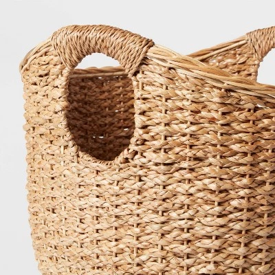 Large Round Braided Seagrass Basket - Brightroom™ 4 Large Round Braided Seagrass Basket - Brightroom™ - Image 2
