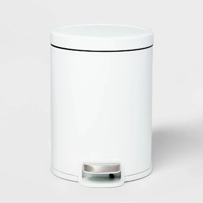 5L Round Step Trash Can - Brightroom™ Black 9 5L Round Step Trash Can - Brightroom™ Black - Image 7