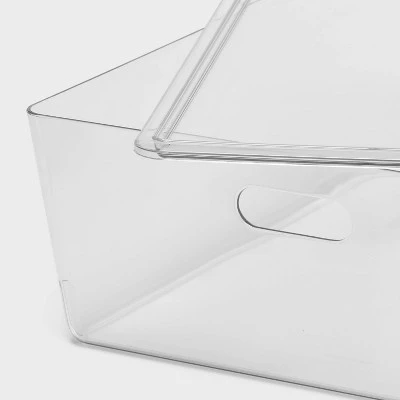 26L Stacking Clear Bin with Lid - Brightroom™ 4 26L Stacking Clear Bin with Lid - Brightroom™ - Image 2