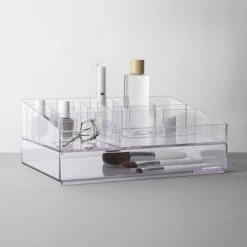 Bathroom Plastic Extra Large Cosmetic Organizer Clear - Brightroom™ 9 Bathroom Plastic Extra Large Cosmetic Organizer Clear - Brightroom™ -Brightroom shop GUEST 7699a630 77d0 4c15 991b 3a57e72f815a