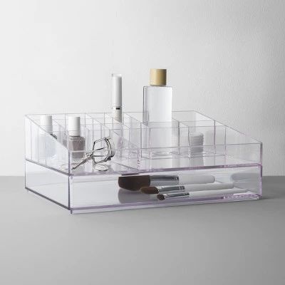 Bathroom Plastic Extra Large Cosmetic Organizer Clear - Brightroom™ 6 Bathroom Plastic Extra Large Cosmetic Organizer Clear - Brightroom™ - Image 4
