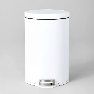 12L Round Step Trash Can - Brightroom™ Silver 8 12L Round Step Trash Can - Brightroom™ Silver - Image 6